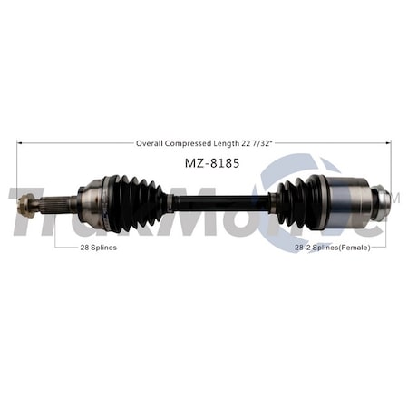 Surtrack Axle Cv Axle Shaft, Mz-8185 MZ-8185